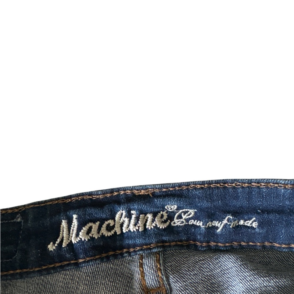 Y2k Skinny Jeans Womens Sz 26 Blue Denim Distressed Ripped Grunge - Picture 7 of 9
